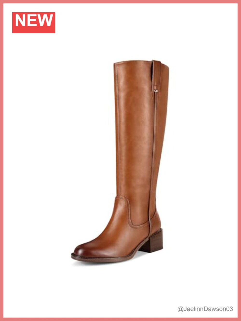 Women's Knee High Boots Chunky Heel Tall Riding Boots
